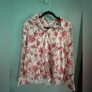 Chicos printed dress shirt